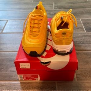 Nike air max 97 Amarillo/metallic gold-white in 8.5 mens